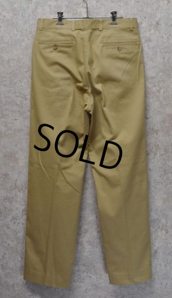 画像5: 【ビンテージ】【エディーバウアー】【ベージュ】【2タック】【コットンパンツ】チノパンツ【スラックス】【W32】  (5)