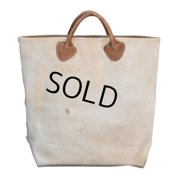 画像3: 【70’s】【ビンテージ】【L.L.bean】【エルエルビーン】【レザーハンドル】 ログキャリー カスタムトートバッグ 【キャンバス】【トートバッグ】【キャンパストート】  (3)