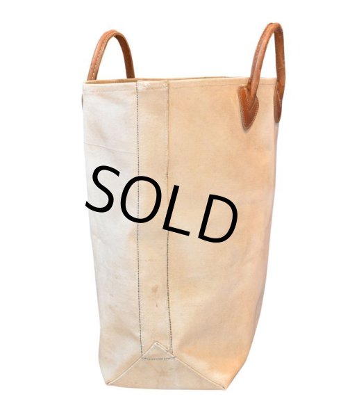 画像6: 【70’s】【ビンテージ】【L.L.bean】【エルエルビーン】【レザーハンドル】 ログキャリー カスタムトートバッグ 【キャンバス】【トートバッグ】【キャンパストート】  (6)