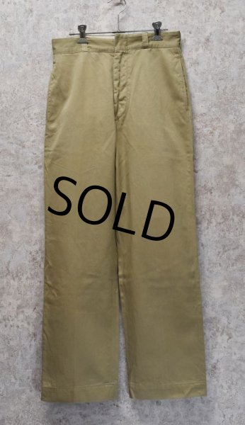 画像3: 【60's】【ビンテージ】米軍実物【U.S.ARMY】【チノパンツ】【チノパン】【29ｘ31】  (3)