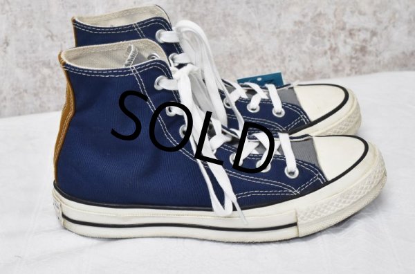 画像4: 【コンバース】【オールスター】converse【CT70】チャックテイラー【青×グレー】【ハイカット】レディースサイズ【US 4 1/2】【23.5ｃｍ】  (4)
