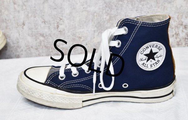 画像3: 【コンバース】【オールスター】converse【CT70】チャックテイラー【青×グレー】【ハイカット】レディースサイズ【US 4 1/2】【23.5ｃｍ】  (3)