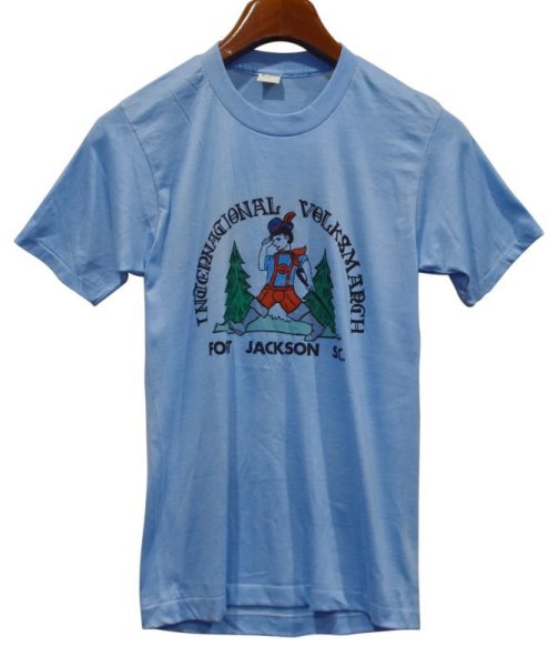 画像2: デッドストック 80's【USA製】スクリーンスターズ【ビンテージ】【水色】【Tシャツ】【サイズS】  (2)