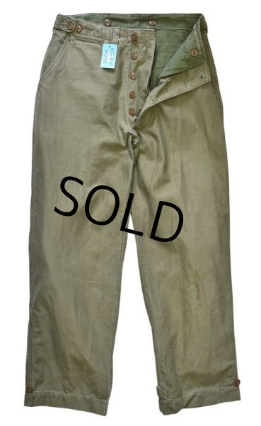 画像6: 40's【ビンテージ】【米軍実物】U.S.ARMY【M43】フィールドパンツ【フィールドトラウザーズ】【34X32】  (6)