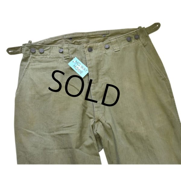 画像5: 40's【ビンテージ】【米軍実物】U.S.ARMY【M43】ＨＢＴ生地 フィールドパンツ【フィールドトラウザーズ】【36X30】  (5)