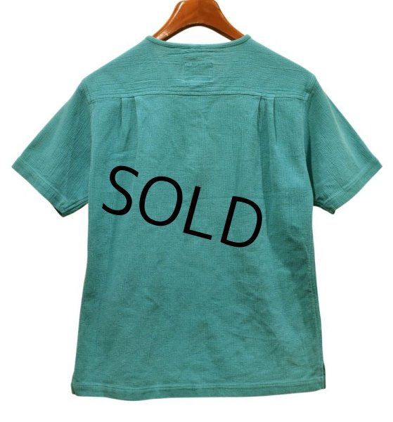 画像3: 【EMS】【エメラルドグリーン】【ヘンリーネック 】【Tシャツ】【レディースS】  (3)