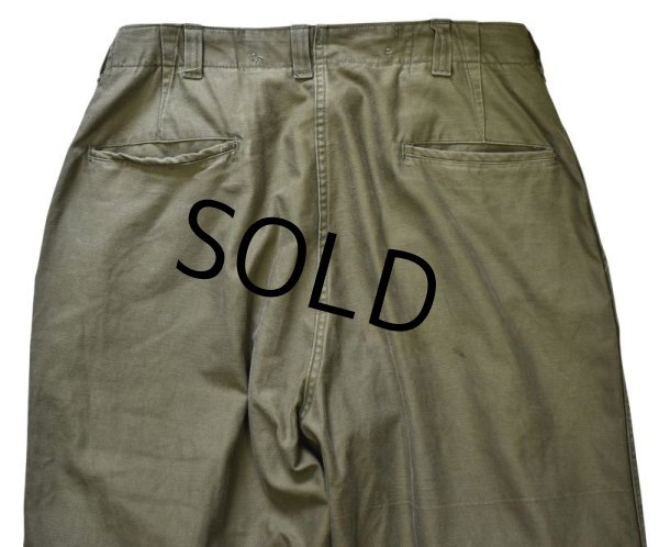 画像5: 40's【ビンテージ】【米軍実物】U.S.ARMY【M43】フィールドパンツ【フィールドトラウザーズ】【34X32】  (5)