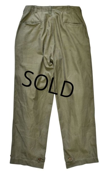画像4: 40's【ビンテージ】【米軍実物】U.S.ARMY【M43】フィールドパンツ【フィールドトラウザーズ】【34X32】  (4)