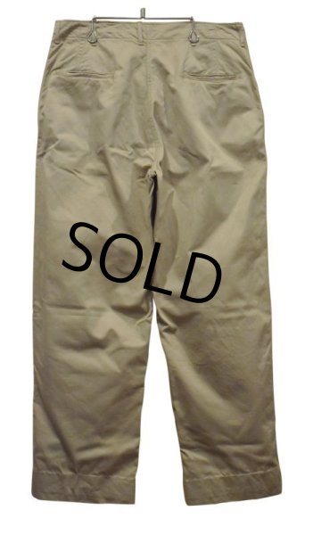 画像5: 【50's】【ビンテージ】U.S.ARMY【米軍実物】ダブルステッチ【45カーキ】【チノパンツ】【３６Ｘ３３】  (5)