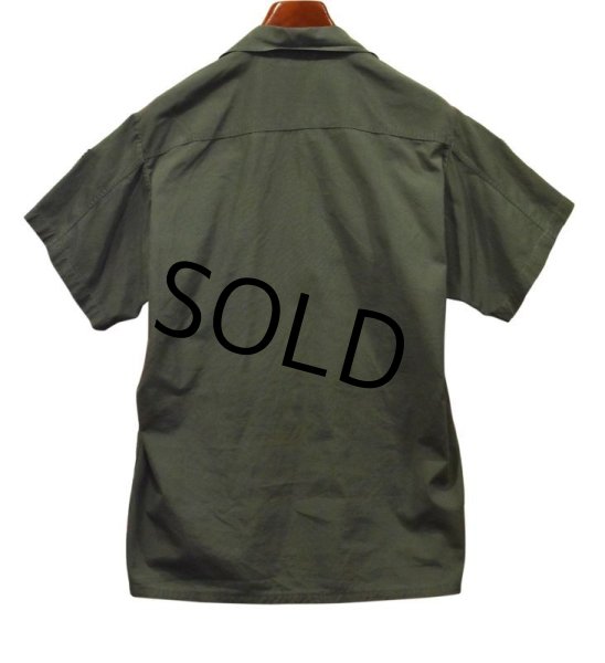 画像3: 【ビンテージ】【60's】【米軍実物】【USAF】ノンリップ【ジャングルファティーグジャケット】半袖カット【ファティーグシャツ】【S/Sシャツ】M-R  (3)