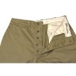 画像1: 【50's】【ビンテージ】U.S.ARMY【米軍実物】ダブルステッチ【45カーキ】【チノパンツ】【３６Ｘ３３】  (1)