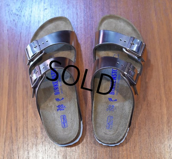 画像7: ほぼ未使用‼【BIRKENSTOCK】ビルケンシュトック【ARIZONA】アリゾナ【 メタリック カッパー 】シャンパンゴールド【size36】【23.0cm】  (7)