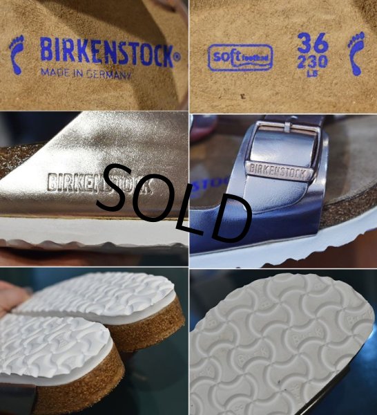 画像2: ほぼ未使用‼【BIRKENSTOCK】ビルケンシュトック【ARIZONA】アリゾナ【 メタリック カッパー 】シャンパンゴールド【size36】【23.0cm】  (2)