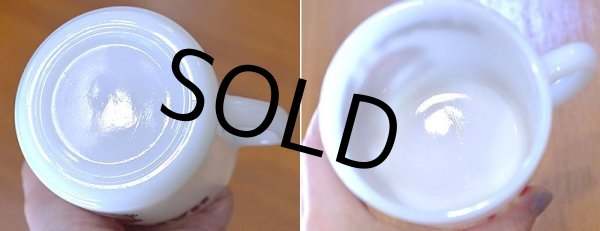 画像2: 70's【ビンテージ】【メモリアルマグ】【HAPPY BIRTHDAY】【マグカップ】【オールドミルクガラス】  (2)