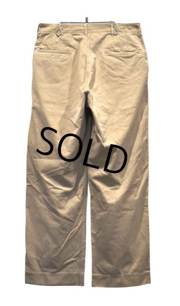 画像4: 【40's】【ビンテージ】U.S.ARMY【米軍実物】M-45【45カーキ】４５カーキ【チノパンツ】【チノパン】【３４Ｘ３０】  (4)