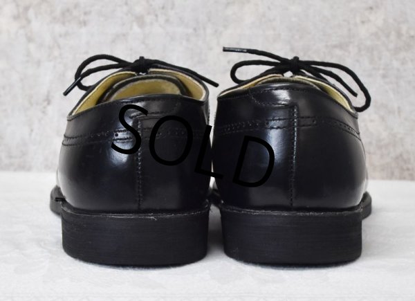 画像4: 【ビンテージ】カロライナ【CAROLINA】黒【モカシン】ワークシューズ 【25cm程度】  (4)