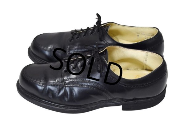 画像3: 【ビンテージ】カロライナ【CAROLINA】黒【モカシン】ワークシューズ 【25cm程度】  (3)