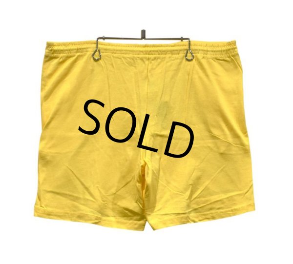 画像3: 90's USA製【ビンテージ】デッドストック【Champion】チャンピオン【黄色】【トレーニングパンツ】ショーツ【ショートパンツ】【サイズＬ】  (3)