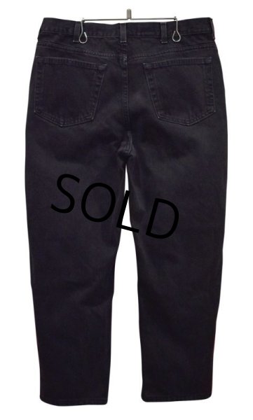 画像4: 【90's~】【USA製】【ビンテージ】LAND’S END【ランズエンド】黒【デニムパンツ】【ｗ34】  (4)