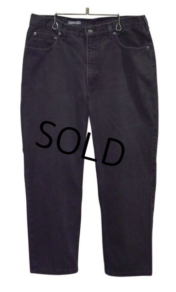 画像2: 【90's~】【USA製】【ビンテージ】LAND’S END【ランズエンド】黒【デニムパンツ】【ｗ34】  (2)