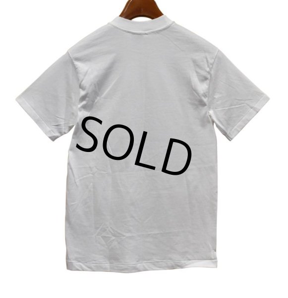 画像3: デッドストック【90's】USA製【ビンテージ】【Hanes】【白】【CAT&FLUTE】【Tシャツ】【サイズS】  (3)