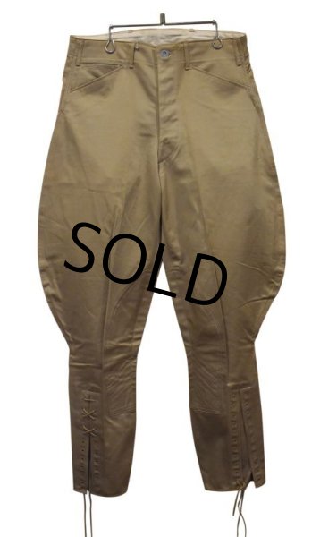 画像3: デッドストック 30's【ビンテージ】米軍実物【U.S.ARMY】メタルボタン 両玉縁【ジョッパーズ】【32x28】  (3)