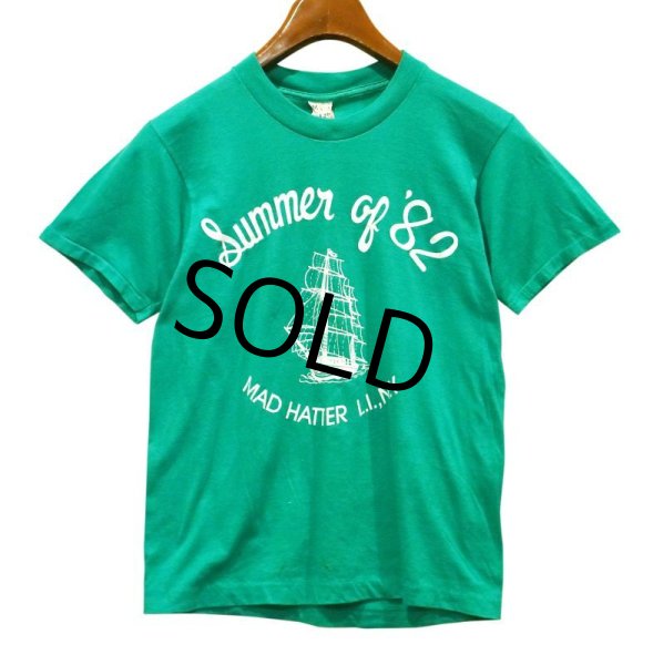 画像1: 80's【USA製】【ビンテージ】【スクリーンスターズ】【ヨット】【緑】【Summer of 82】【Tシャツ】【サイズM】  (1)