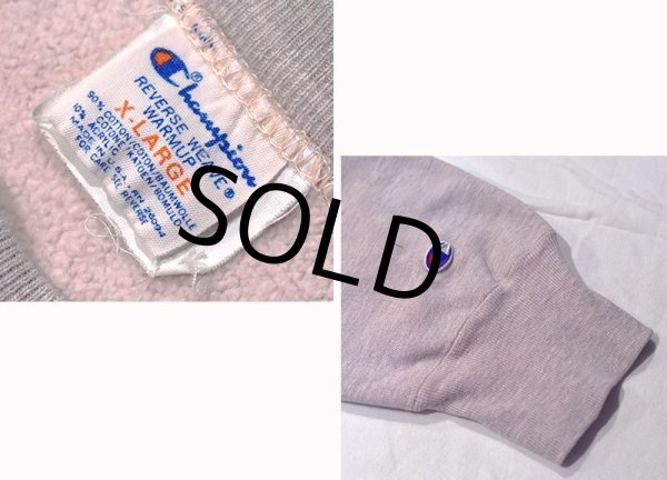 画像2: 80's【USA製】ビンテージ【チャンピオン】プリント　トリコタグ【リバースウィーブ】【ピンク】【St.cloud】【スウェット】【サイズXL】  (2)