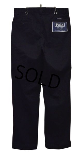 画像5: 未使用品‼【POLO RALPH LAUREN】【ラルフローレン】【黒】ANDREW PANT【2タック】【コットンパンツ】【33×30】  (5)