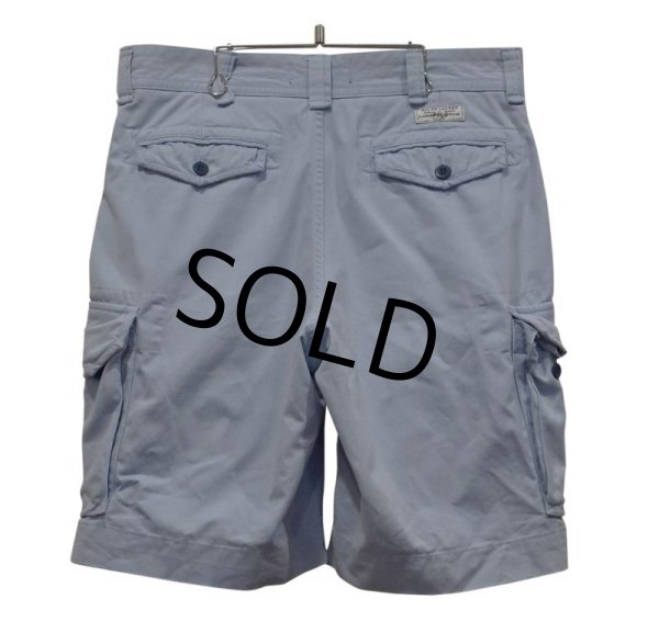 画像3: 【POLO RALPH LAUREN】【ラルフローレン】【水色】【ショートパンツ】カーゴショーツ【カーゴパンツ】 【W３４】  (3)