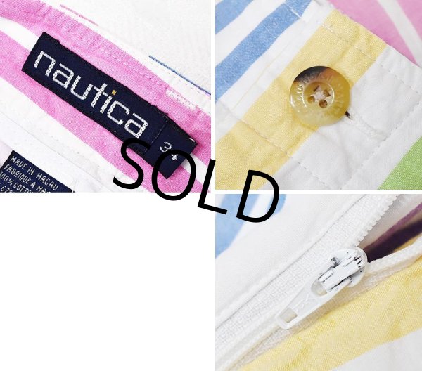 画像2: 【nautica】【ノーティカ】【クレイジーストライプ】【ショーツ】【W34】  (2)