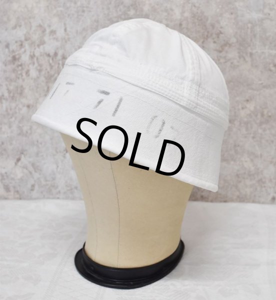 画像3: ビンテージ【U.S.NAVY】ステンシル入り【セーラーハット】】  (3)