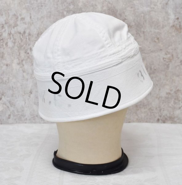 画像5: ビンテージ【U.S.NAVY】ステンシル入り【セーラーハット】】  (5)