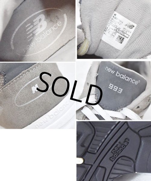 画像2: 【ニューバランス】new balance【993】グレー 【24cm】  (2)