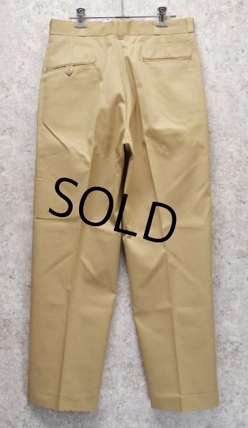 画像5: 【デッドストック】【70's】【ビンテージ】U.S.ARMY【米軍実物】ポリコットン【チノパンツ】【チノパン】【32×30】  (5)