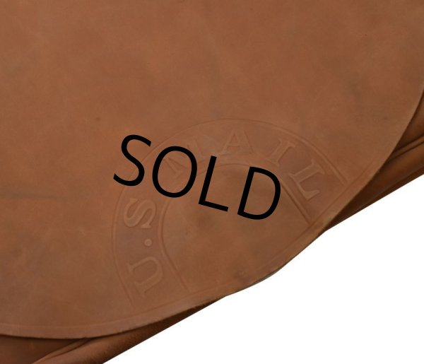 画像2: ~60s【ビンテージ】オールレザー【US MAIL BAG】USPS【メールバッグ】  (2)