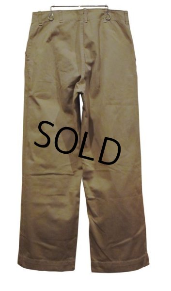 画像4: 【40's】【ビンテージ】米軍実物【USMC】【チノパンツ】【チノパン】【W32程度】  (4)