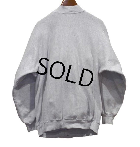 画像3: 【90’s】【USA製】【ビンテージ】【チャンピオン】目無し【グレー】 スナップカーディガン【スウェットカーディガン】【サイズXL】  (3)