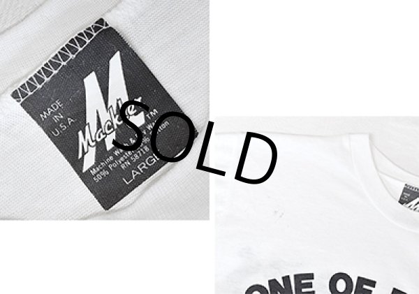 画像2: 80's~【USA製】【ビンテージ】【ONE OF BUDDY'S】【バックプリント付き】【白】【Tシャツ】【サイズL】  (2)