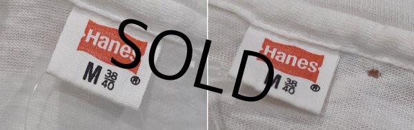 画像2: 【70's〜】【USA製】【ビンテージ】【Hanes】ヘインズ【I’m a National Enquirer TV Blooper Spotter!】【白】【Tシャツ】【サイズＭ】  (2)