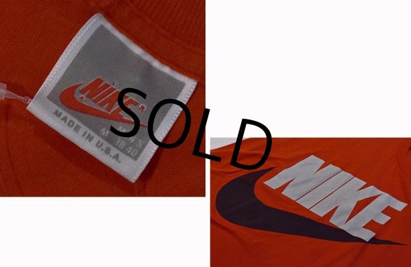 画像2: 90's USA製【ナイキ】【NIKE】【シルバーロゴ】赤【Tシャツ】【サイズL】  (2)