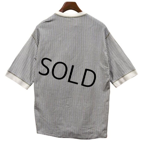 画像3: 【ビンテージ】【Levi's】【リーバイス】【ストライプ柄】【ヘンリーネックTシャツ】【サイズM】  (3)