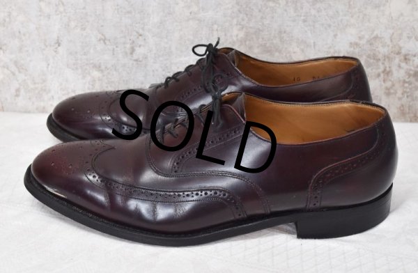 画像3: 【USA製】【ビンテージ】【ジョンストン&マーフィー】JOHNSTON&MURPHY【OPTIMA】オプティマ【ウィングチップ】【10 D/B】【28cm程度】  (3)