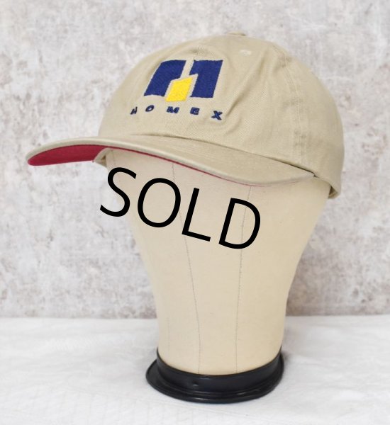 画像3: 【HOMEX】ホーメックス【ベージュxつば裏赤】【コットンBBキャップ】   (3)