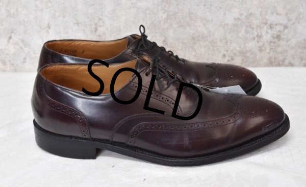 画像5: 【USA製】【ビンテージ】【ジョンストン&マーフィー】JOHNSTON&MURPHY【OPTIMA】オプティマ【ウィングチップ】【10 D/B】【28cm程度】  (5)