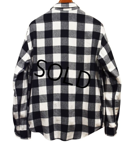 画像3:  【Ralph lauren】【ラルフローレン】【黒ｘ白】【チェック柄】【ネルシャツ】 【サイズＬ】   (3)