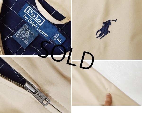 画像2: 【ラルフローレン】【POLO RALPH LAUREN】【ベージュ】【ブルゾン】スウィングトップ【サイズXL】  (2)