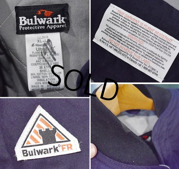 画像2: 【ビンテージ】【Bulwalk】【裏地付き】【ワークジャケット】【ジップアップブルゾン】サイズＸＬ  (2)