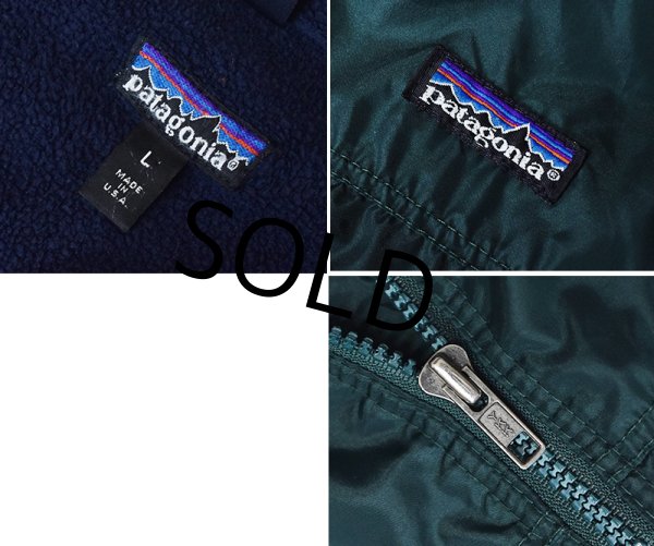 画像2: USA製【パタゴニア】patagonia【シェルドシンチラジャケット 】【裏フリースブルゾン】【サイズL】  (2)
