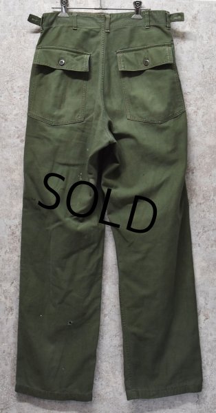 画像4: ∼60’ｓ【ビンテージ】U.S.ARMY【米軍実物】OG107【サイドアジャスター付き】【ベイカーパンツ】 (4)